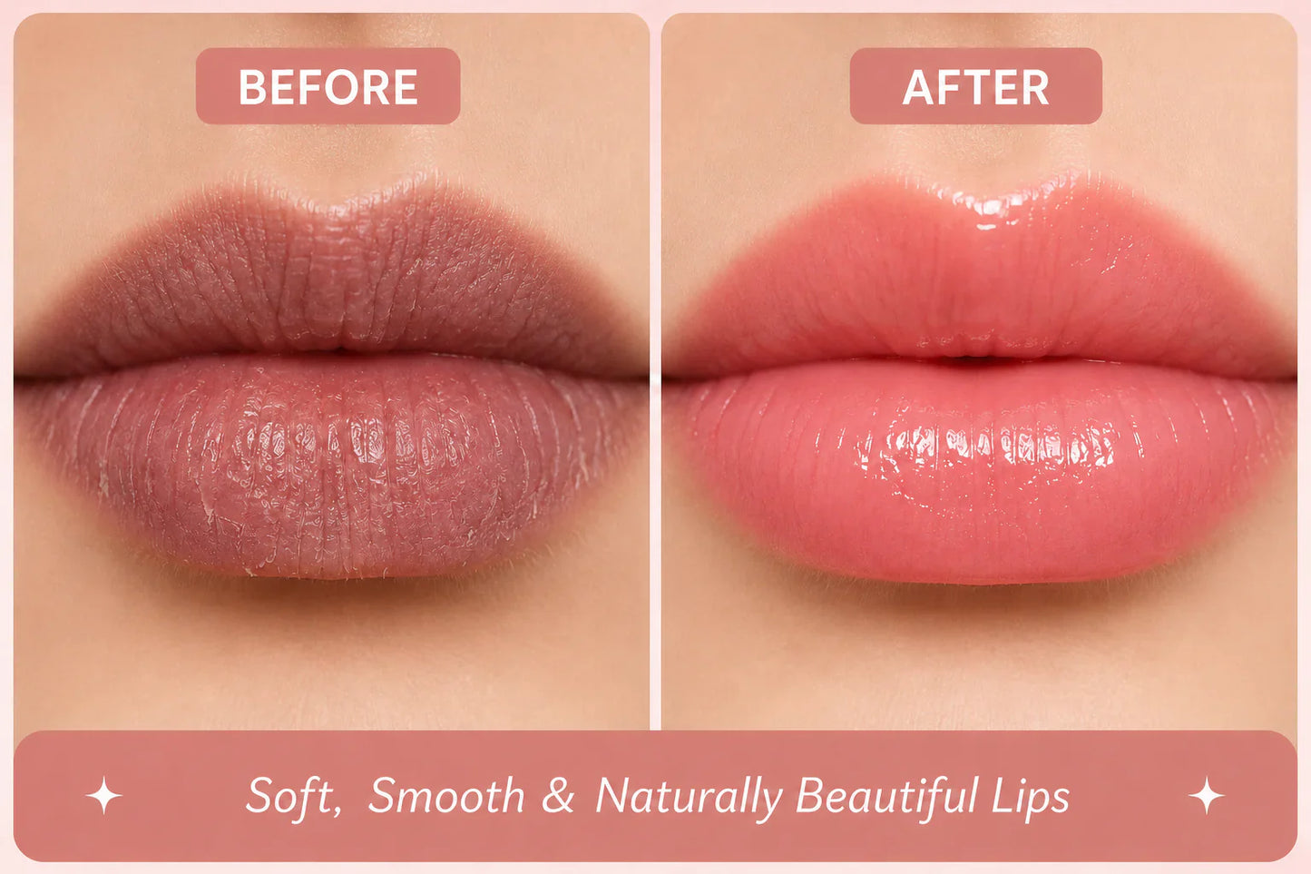 Rosy Glow Lip Balm | Dark Lips to Rosy Lips