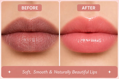 Rosy Glow Lip Balm | Dark Lips to Rosy Lips