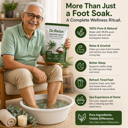 Epsom Salt Foot Soak with Eucalyptus
