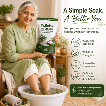 Epsom Salt Foot Soak with Eucalyptus