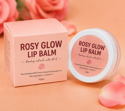 Rosy Glow Lip Balm | Dark Lips to Rosy Lips