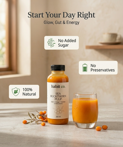 Sea Buckthorn Pulp for Glow, Gut Health & Natural Energy
