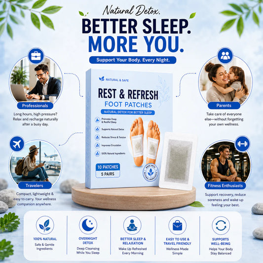 Deep Sleep & Refresh™ Foot Patches | Buy 1 Get 19 FREE