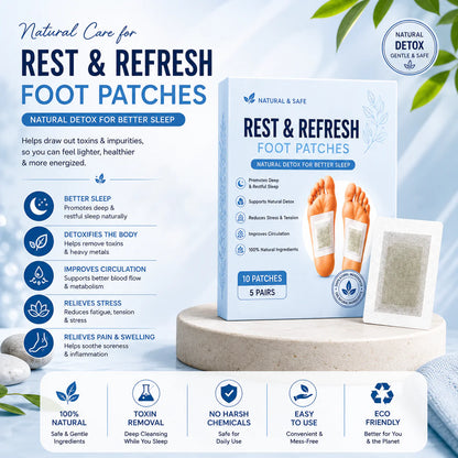 Deep Sleep & Refresh™ Foot Patches | Buy 1 Get 19 FREE