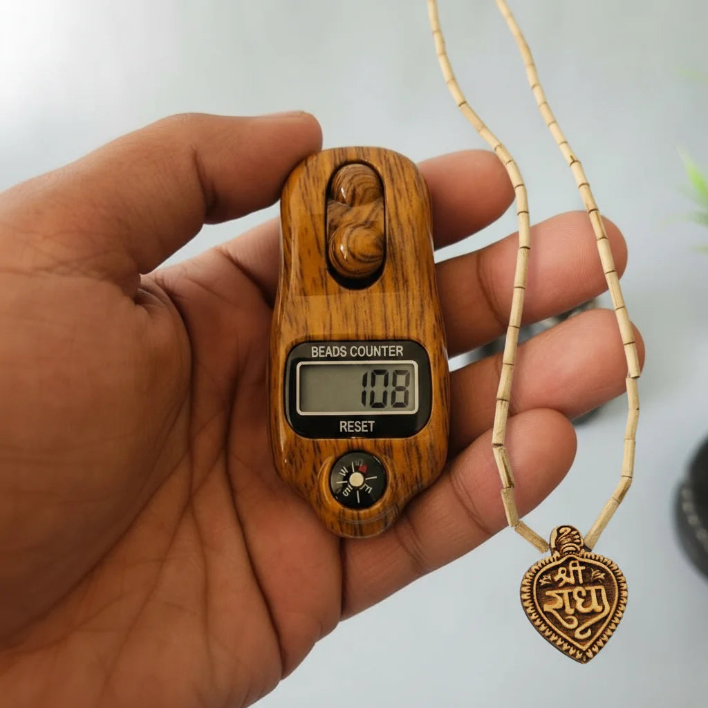 Finger Jaap Counter Combo ( Counter + Radha Mala )
